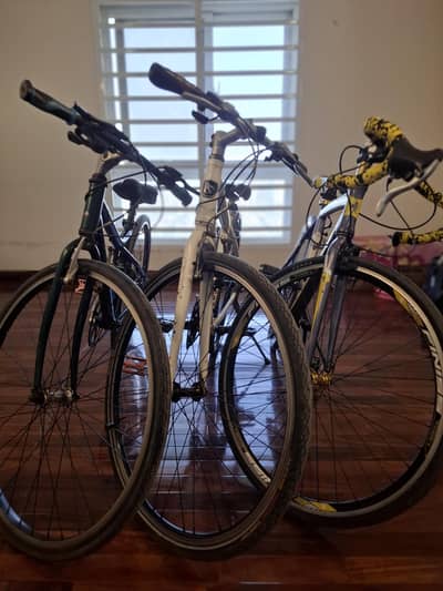 3 premium imported Cycles for sale (Merida, Land Rover, Finiss)