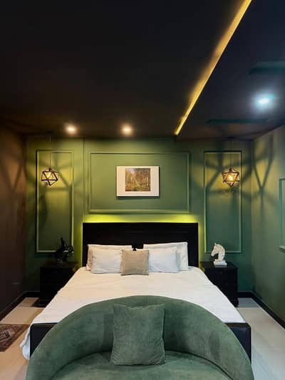 One bedroom apartment per day Avlable Gulbarga green Lslamabad fully furnished