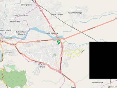 1 kanal Residential Plot For Sale South Face Tipu Boulevard Sector D DHA Phase 2 Islamabad Top Class Location Good Time For Invest Future Profit Able