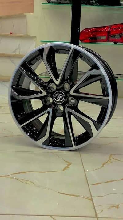 Corolla New design Rims with yokohama tyres