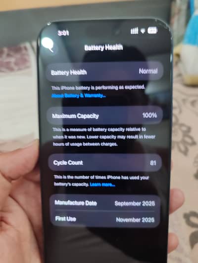 Iphone 17 Pro Max 256Gb PTA Approved