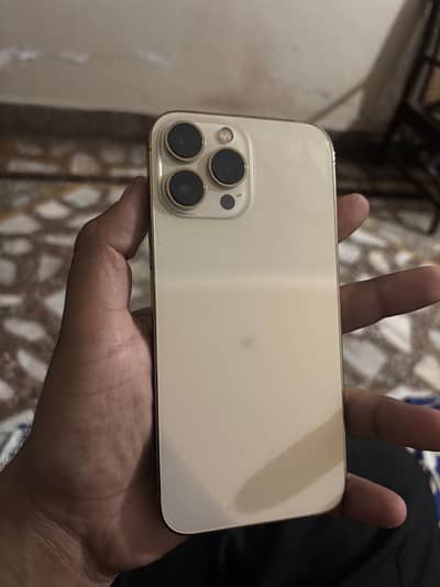 13 Pro max Jv Golden colour