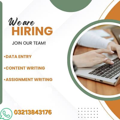 Girls/Boys online work available/part time jobs/full time job