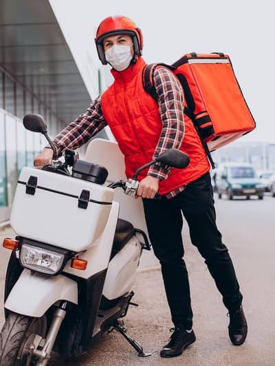 Delivery riders required age 20 to 30