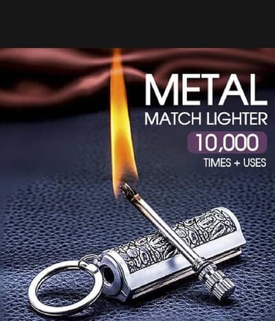 Flint Fire Starter Keychain Lighter