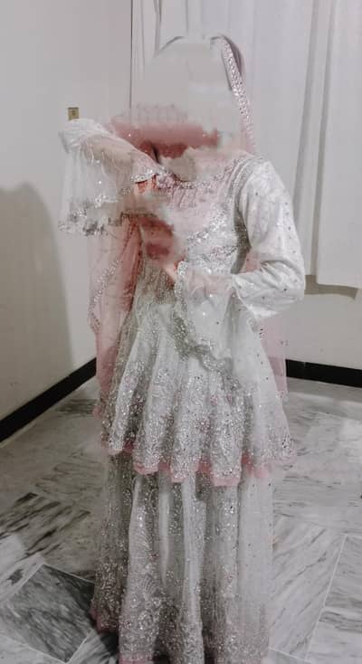 Elegant Lehenga Choli Set Walima Dress