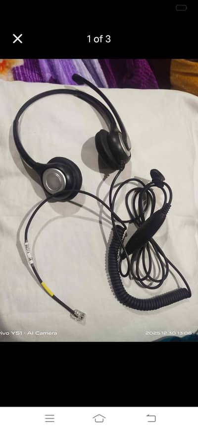 Call center headset