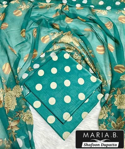 MARIA. B with Shafoon Duppata 3pc Lawn Collection