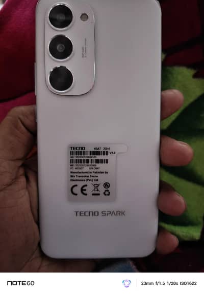 tecno spark 40 pro plus  new  mobile ha bake paper laga hua haj
