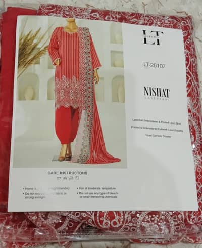 Unstitched Ladies embroidery Suits