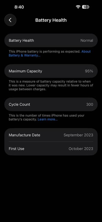 Iphone 15 pro max 256 gb JV blue color