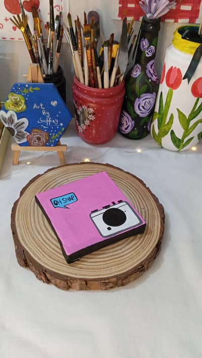 mini canvas painting