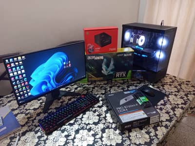 Gaming PC RTX 3080TI 12GB, 32GB, 512GB, 3TB HDD, 12400F, 24"MSI 180 HZ