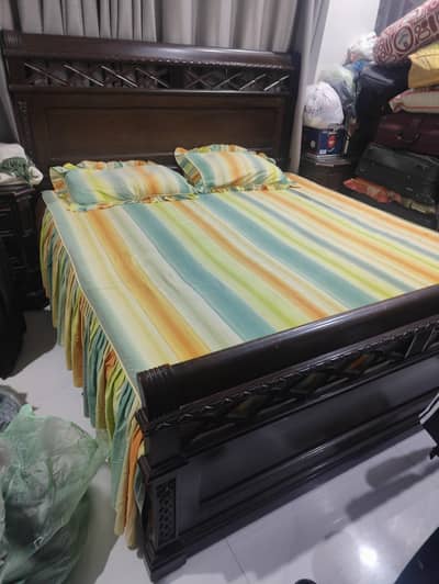 Pure Sheesham Bed set