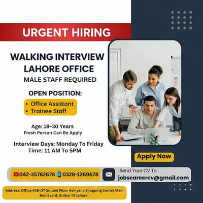 Job in lahore