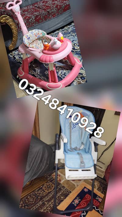 BABY HIGH CHAIR AND WALKER
