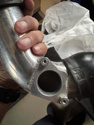 Air intake filter with pipe