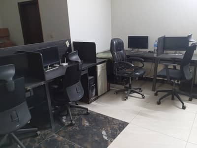 Complete Office Setup for Sale | 9 Workstations, 6 Tables, 15 Chairs