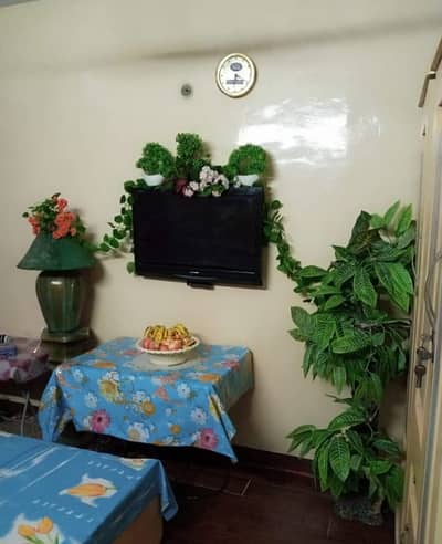 FLAT FOR RENT GROUND FLOOR GULSHAN IQBAL 13 D BOUNDARY WALL PROJECT