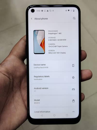 OnePlus nord n100