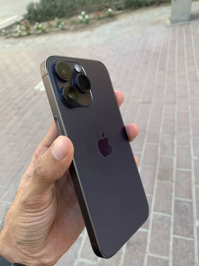 Iphone 14 pro max 128 GB Deep Purple | Clean | Box + receipt