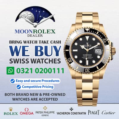 Get Cash / Rolex Cartier Omega Hublot Chopard Breitling Rado Tag Heuer