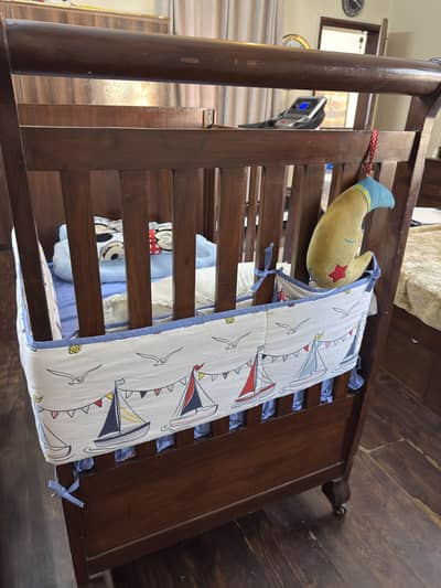  Pure Wood Wardrobe + Bed Set