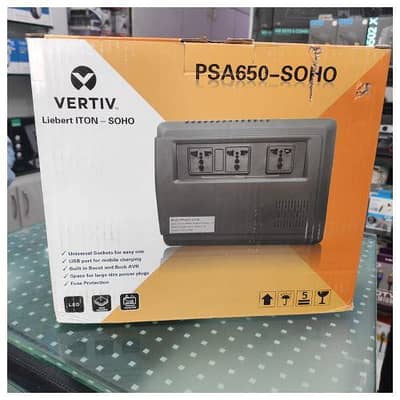 Vertiv PSA650 SOHO UPS – 650VA (Brand New Pin Pack)