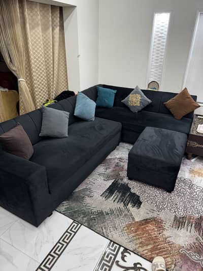 L-Shaped Sofa Set | Urgent For Sale | Lush Condition