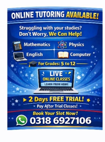 Online Tutoring from a female graduate teacher