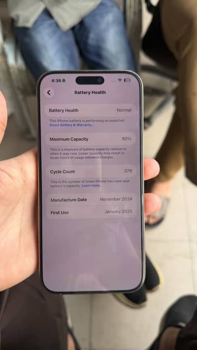 iPhone 16 pro max is with box