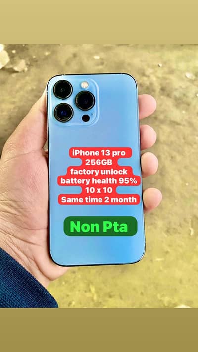 iPhone 13 Pro factory lock 256GB 10 x 10 battery health 95%