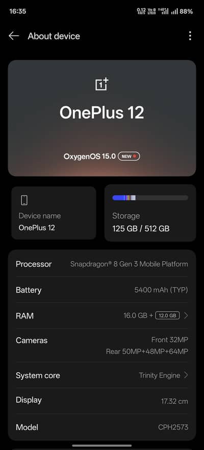 OnePlus 12 16GB RAM 512GB Official PTA Approved Genuine