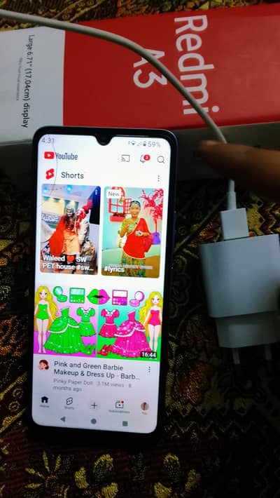 modal Redmi A3 only 2 month use hua h open bhi nahi hua