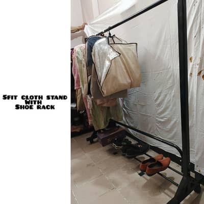 NEW HANGING TROLLY WITH HEAVY -STONGEST SHOWE RACK