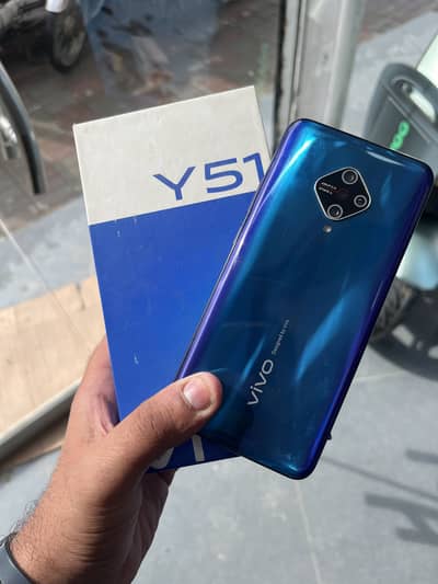 vivo y51 4/128 with box 03191635619