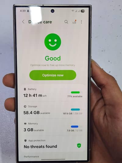 Samsung s24 ultra 12/256 pta approved