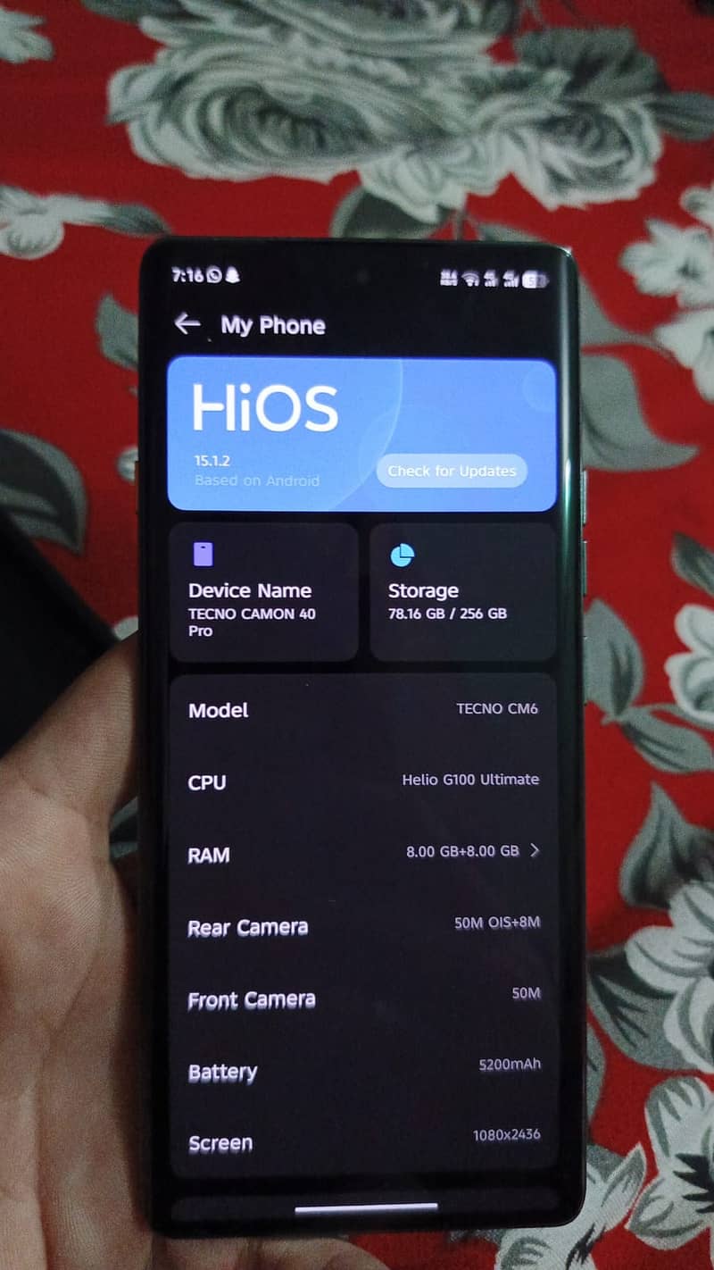 Tecno camon 40 pro 2