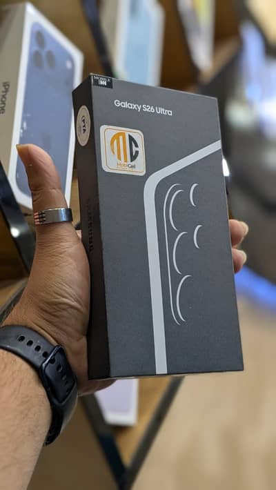 Box Pack Samsung Galaxy S26 Ultra Violet 12/256GB PTA Approve Tab Gift