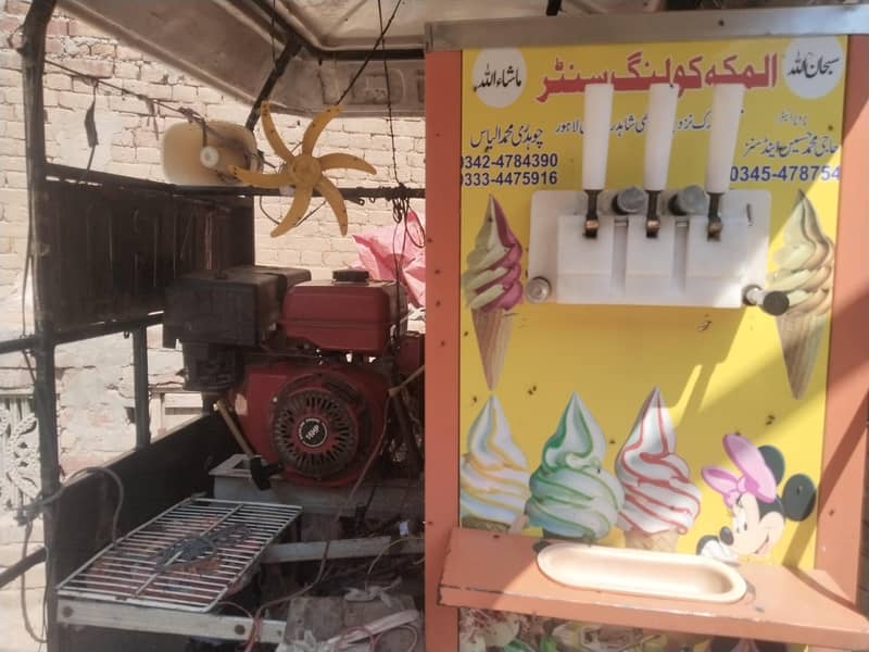 آئس کریم سافٹی مشین بمعہ بائیک سیٹ اپ فروخت 1