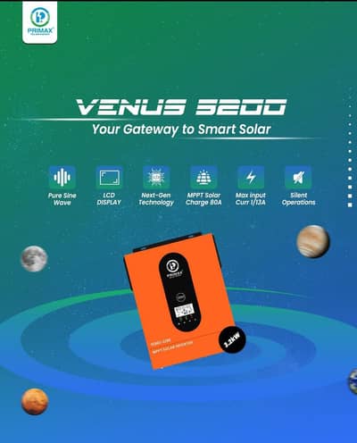 venus Series Solar Inverter – Smart, Silent & Efficient Power