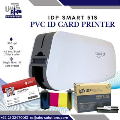 IDP Smart 51S Card Printer | High-Speed PVC ID Card Printer