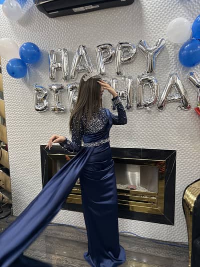 0321 8482047 Shien Blue dress size xs to small wore only for 4 hours