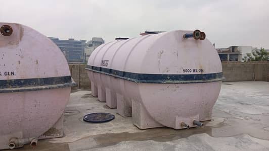FOR SALE: 5,000 US Gallons Master Fiberglass Water Storage Tank