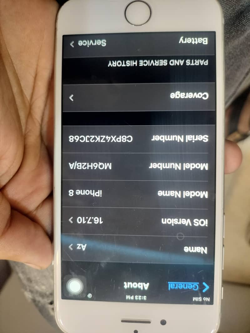 Iphone 8 ( sim working,) 7