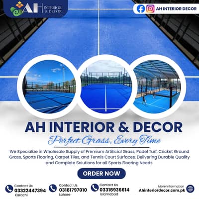 Cricket Ground - Badminton Court - Pedal Court - Artificial Grass