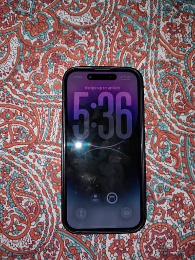 Iphone 14 pro Non pta 128gb & 86% deep purple 9/10 condition waterpack