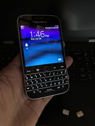 PTA Approved Blackberry Q20 Classic Mint Condition