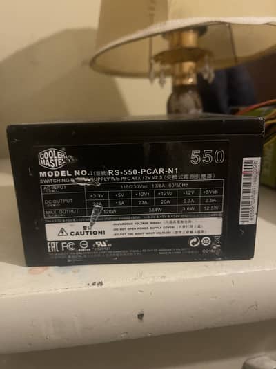 Power supply Cooler Master 550W