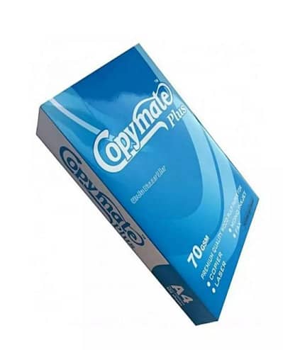 Copymate A4 Rim 70 gsm 500 sheets only 5 rims available rate final hai
